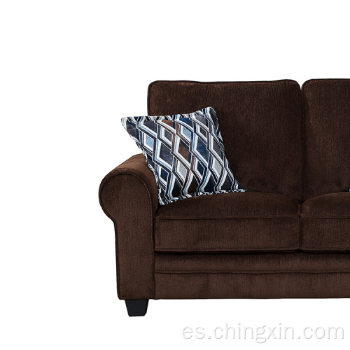 1 + 2 + 3 juegos de sofás de tela muebles de sofá de sala de estar de dos plazas